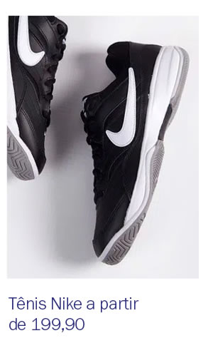Tênis Nike a partir de 199,90