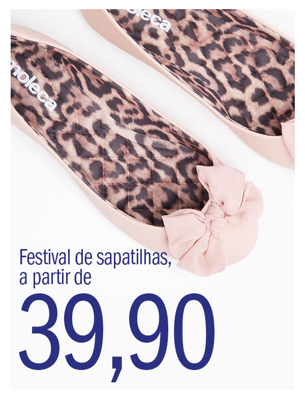 Festival de sapatilhas! a partir de 39,90