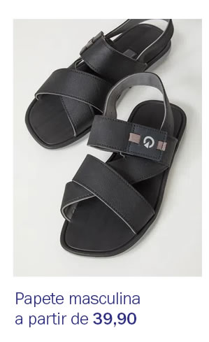 Papete masculina a partir de 39,90
