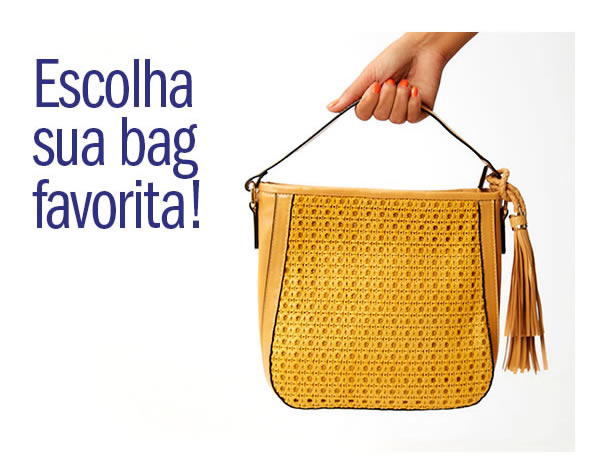 Escolha sua Bag favorita