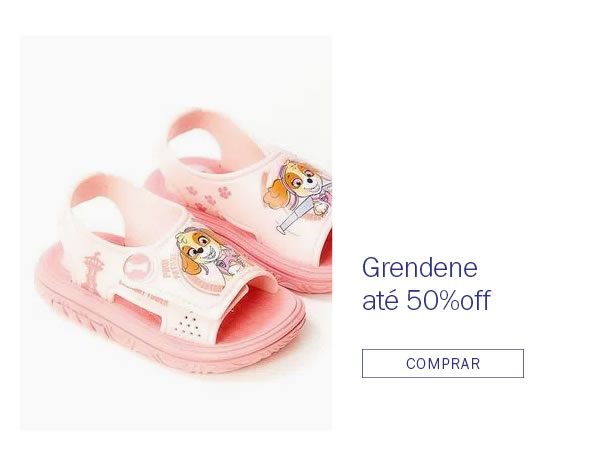 Grendene até 50% OFF
