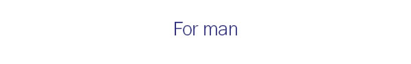 For man