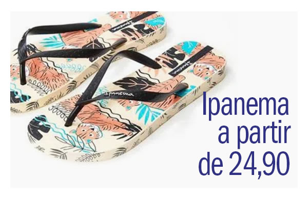 Nova coleção Ipanema a partir de 24,90 