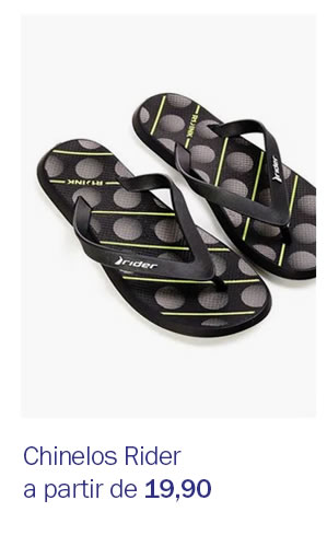 Chinelo Rider a partir de 19,90