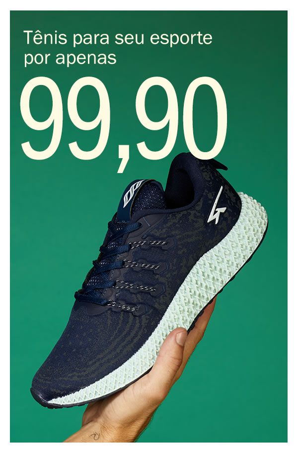 Os Melhores tênis para seu esporte por apenas 89,90