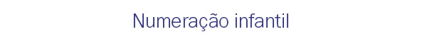Numeração infantil