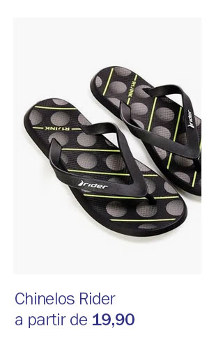 Chinelo Rider a partir de 19,90