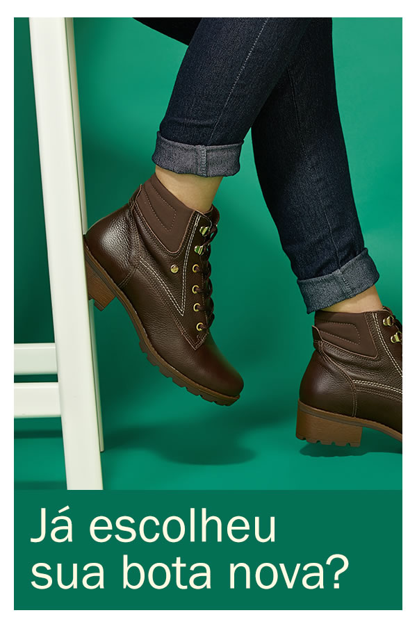Já escolheu sua bota nova? New colletion