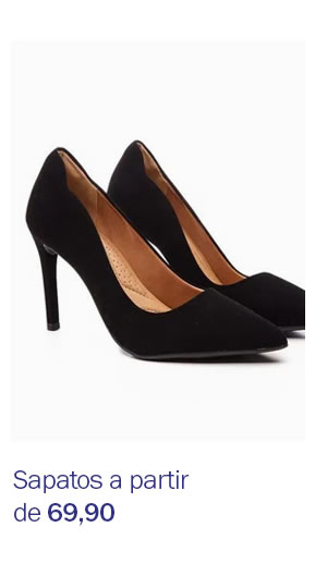 Sapatos a partir de 69,90