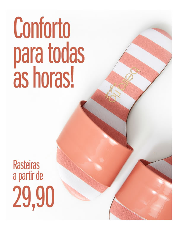 Rasteiras a partir de 29,90