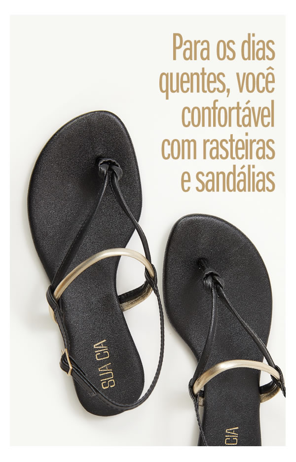 Rasteiras a partir de 29,90