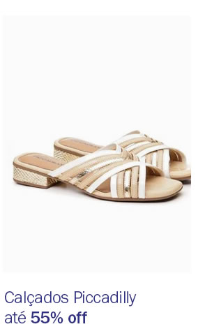 Calçados Piccadilly até 55% off