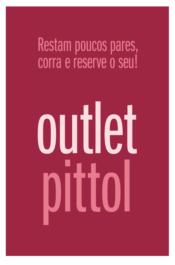 Restam poucos pares! corra e reserve o seu! 
até 50% OFF
