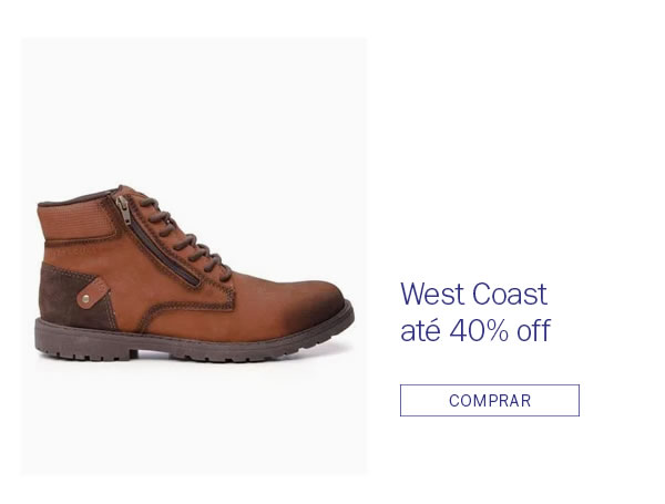 West coast até 40% OFF