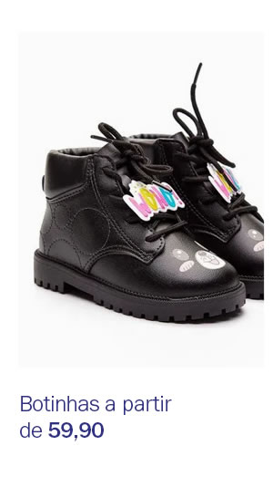 Botinhas  a partir de 59,90
