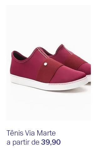 Super oferta! Tênis via marte a partir de 39,90