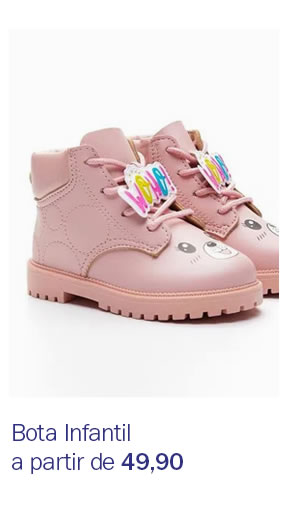 Bota infantil a partir de 49,90