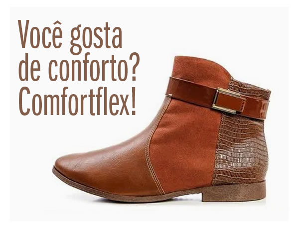 você gosta de conforto? coleção Comfortflex a partir de 69,9