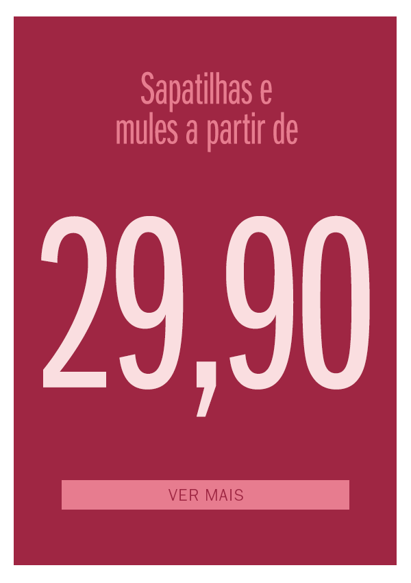 Todo mundo adora Sapatilhas e mules a partir de 29,90