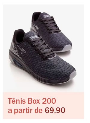 Tênis Box 200 a partir de 69,90