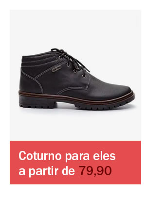 Coturno para eles a partir de 79,90 