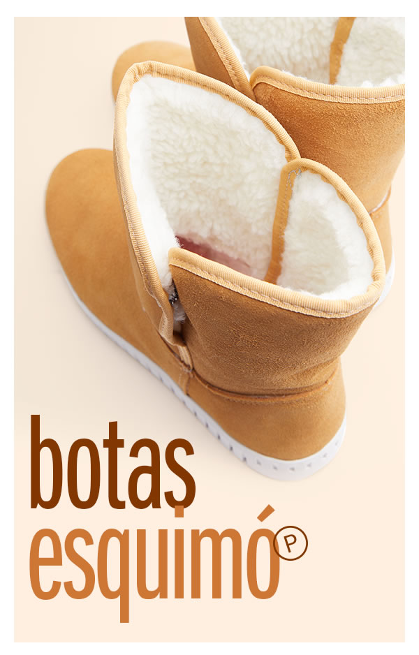 A queridinha desse inverno! Bota esquimó a partir de 99,90