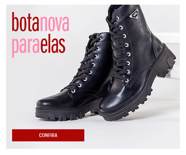 Bota nova para elas