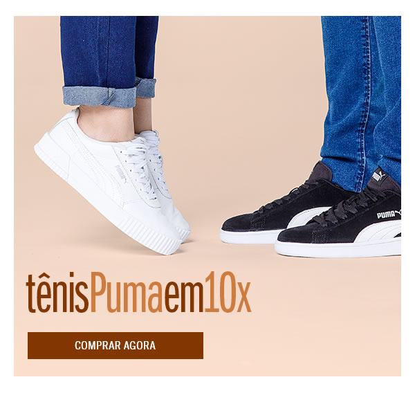 Tênis masculino Puma em 10x