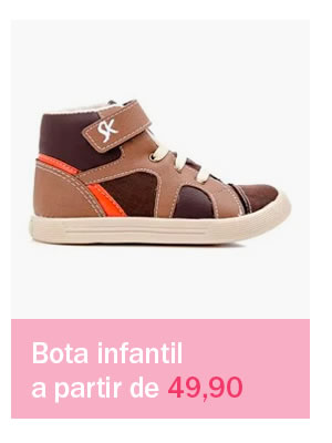 Bota infantil a partir de 49,90