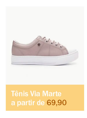 Tênis via marte - a partir de 69,90