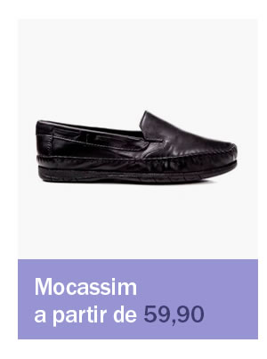 Mocassim a partir de 59,90