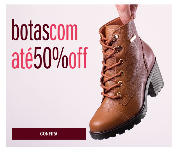 Botas Até 50% OFF