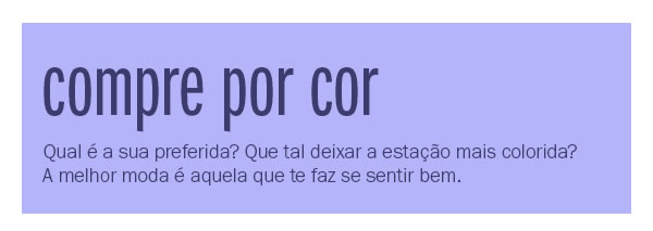 Compre por cor