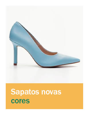 Sapatos novas cores