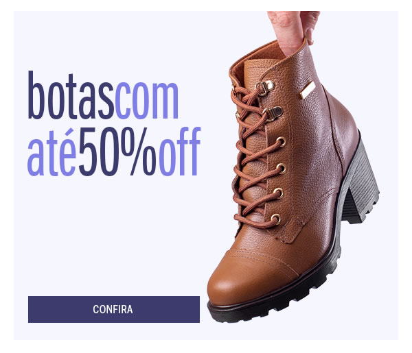 Botas Até 50% OFF