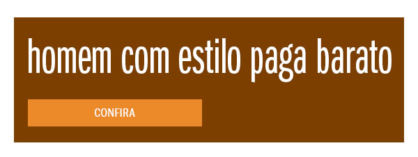 Homem com estilo paga barato