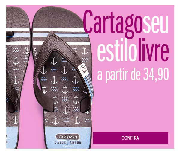 Cartago seu estilo livre a partir de 34,90

