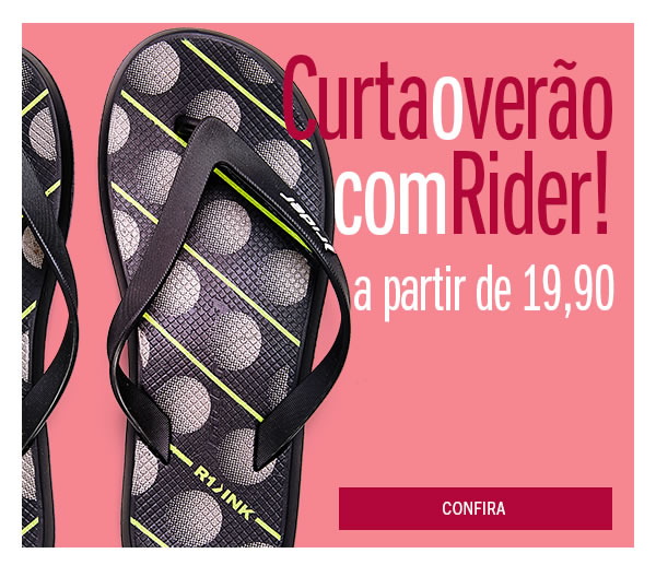 Curta o verão com Rider! a partir de 19,90