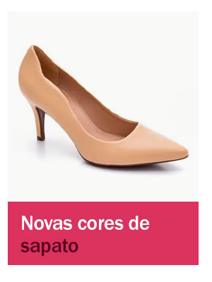 Sapatos novas cores 