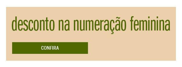 Descontos na numeração Feminina