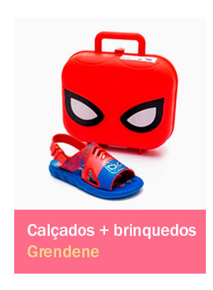 Calçados com Briquedos da Grendene

