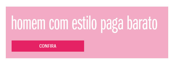 Homem com estilo paga barato