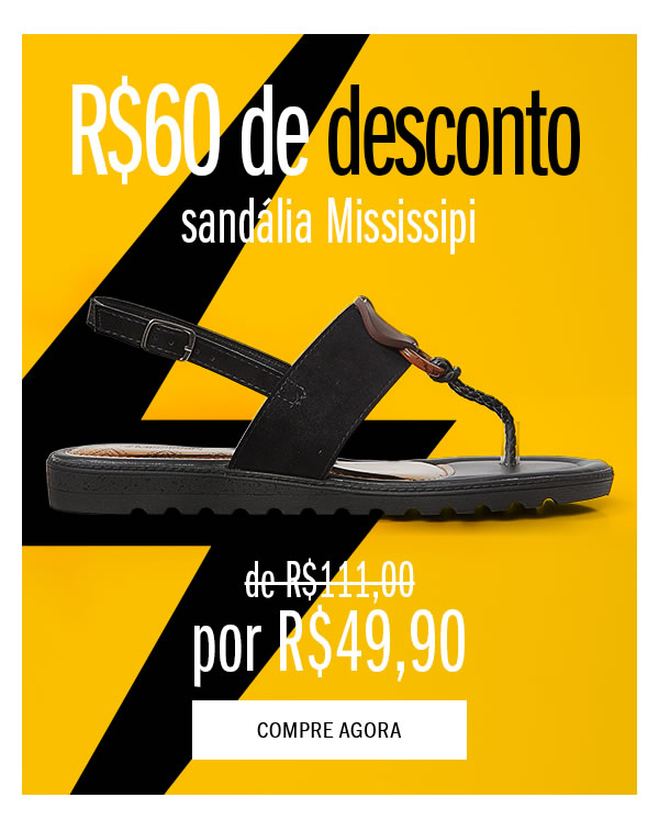 Mississipi com 60,00 OFF! de/por