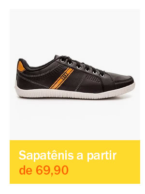 Sapatênis masculino a partir de 69,90 