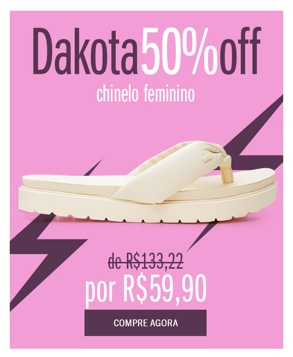 Rasteira Dakota 50% OFF
