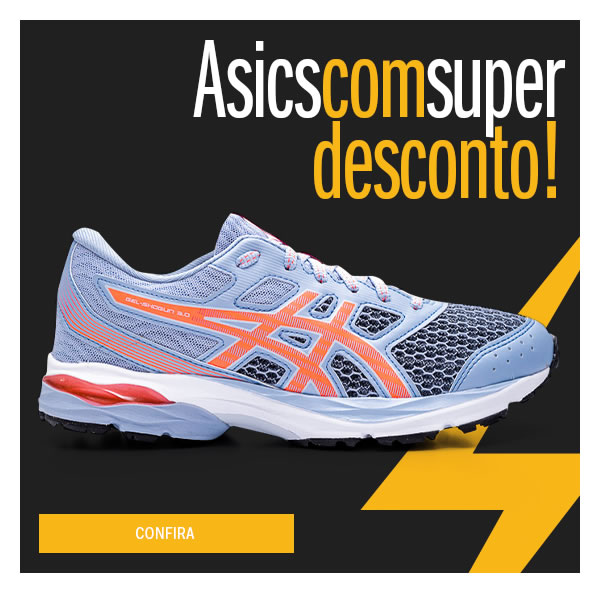 Asics com Super desconto! Veja primeiro