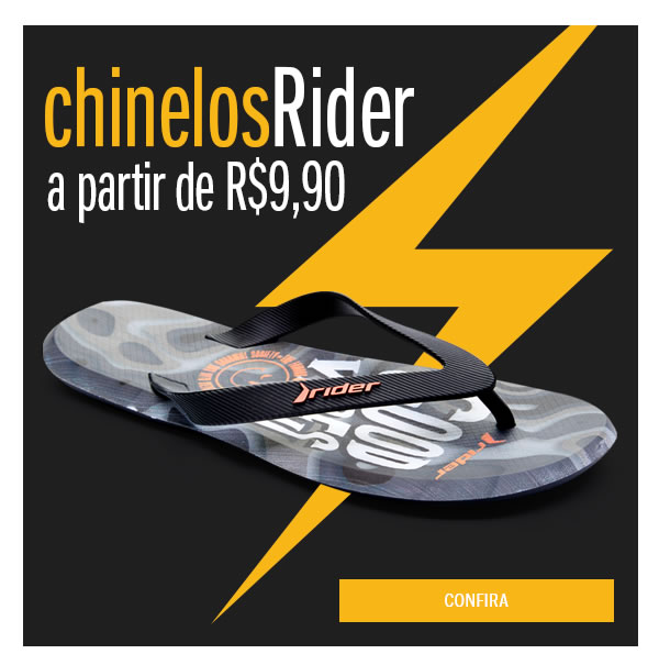 Chinelo Rider a partir de 9,90
