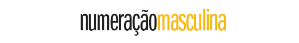 Numeração masculino