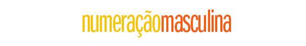 Numeração masculina