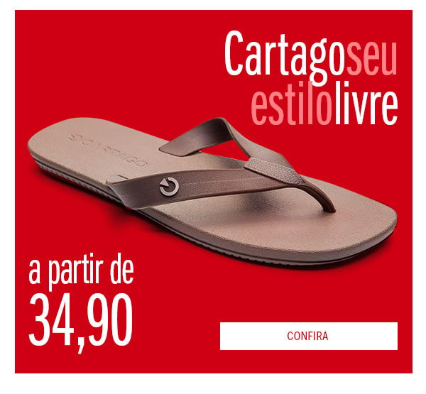 Cartago seu estilo livre a partir de 34,90